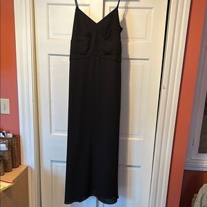 Banana Republic Sleek Black Maxi Dress